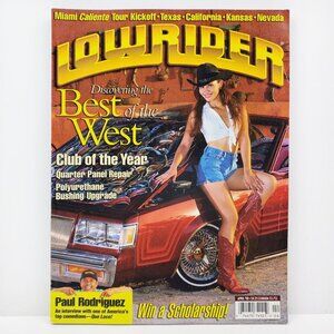 Lowrider Magazine Vintage Apr. 1998 Caliente Tour Best West Newsstand VG/EX